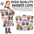 Kid's Cartoon Car Hairdresser Cape - View 2