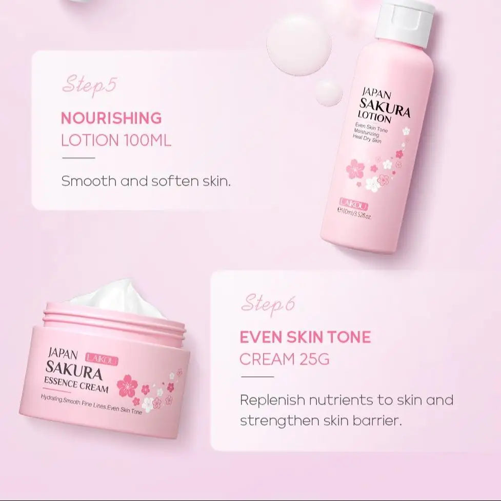 Sakura Skincare Set — 29 Piece Deep Cleanse - View 5