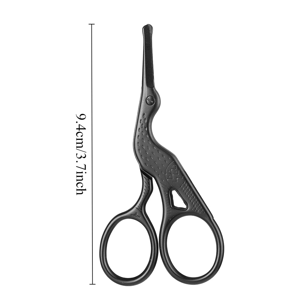 Rounded Facial Hair Scissors — Stainless - View 3