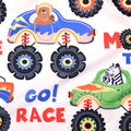 Kid's Cartoon Car Hairdresser Cape - View 16
