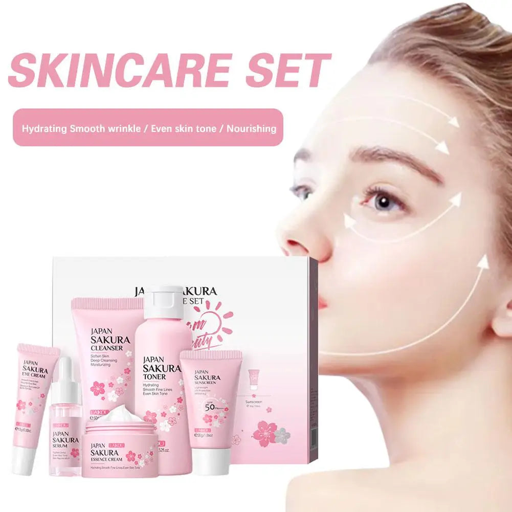 Sakura Skincare Set — 6 Piece Collection - View 15