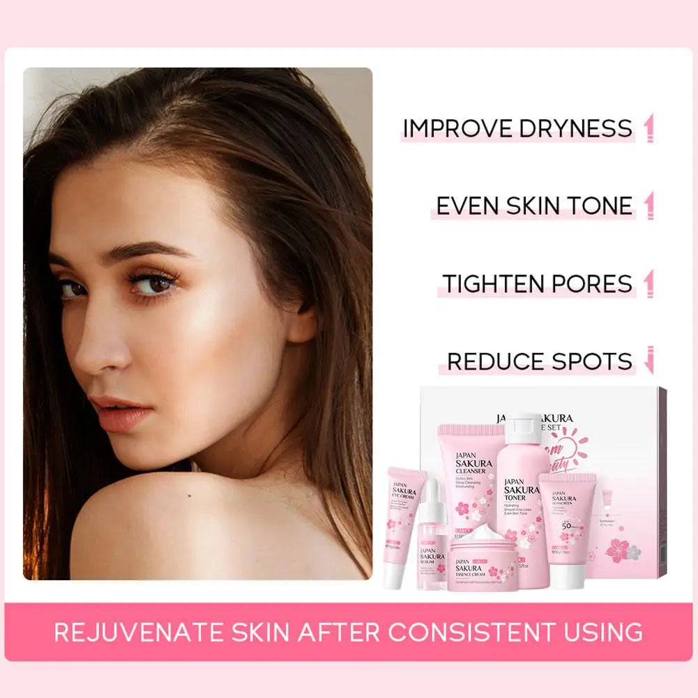 Sakura Skincare Set — 6 Piece Collection - View 13