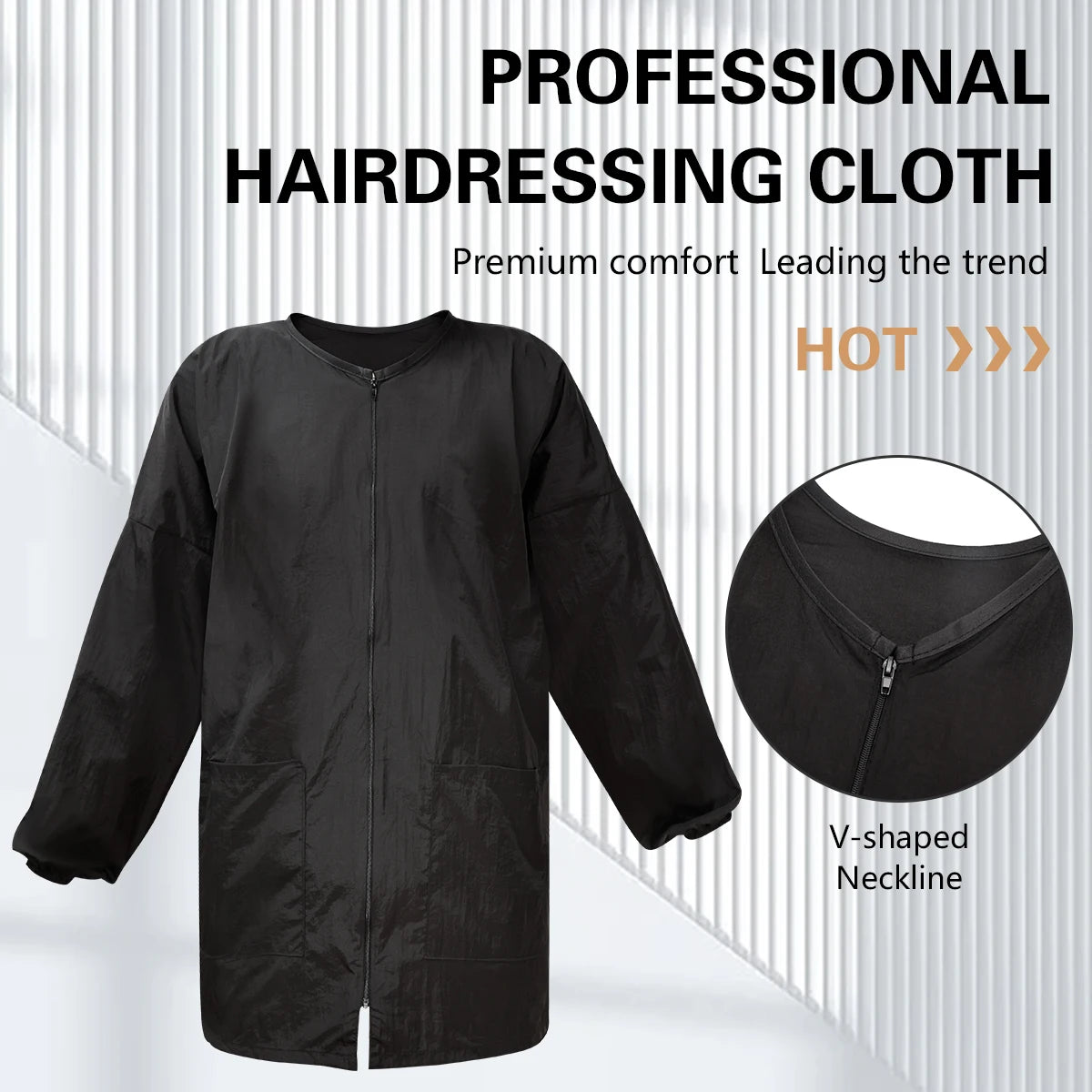 Professional Barber Cape — Hairstylist Cut - View 6