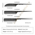 Carbon Tail Comb — Precision Cutting - View 6