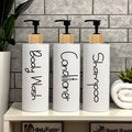 Bathroom Dispenser Trio — Reusable Pumps - View 4