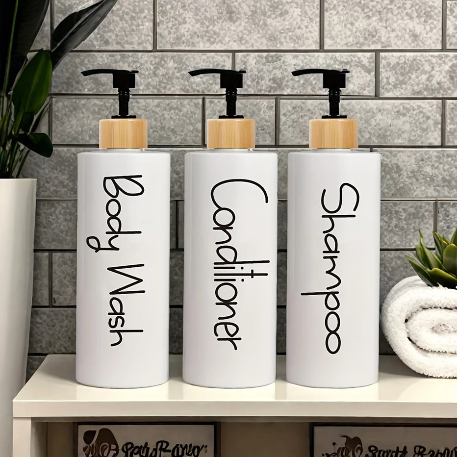 Bathroom Dispenser Trio — Reusable Pumps - View 4