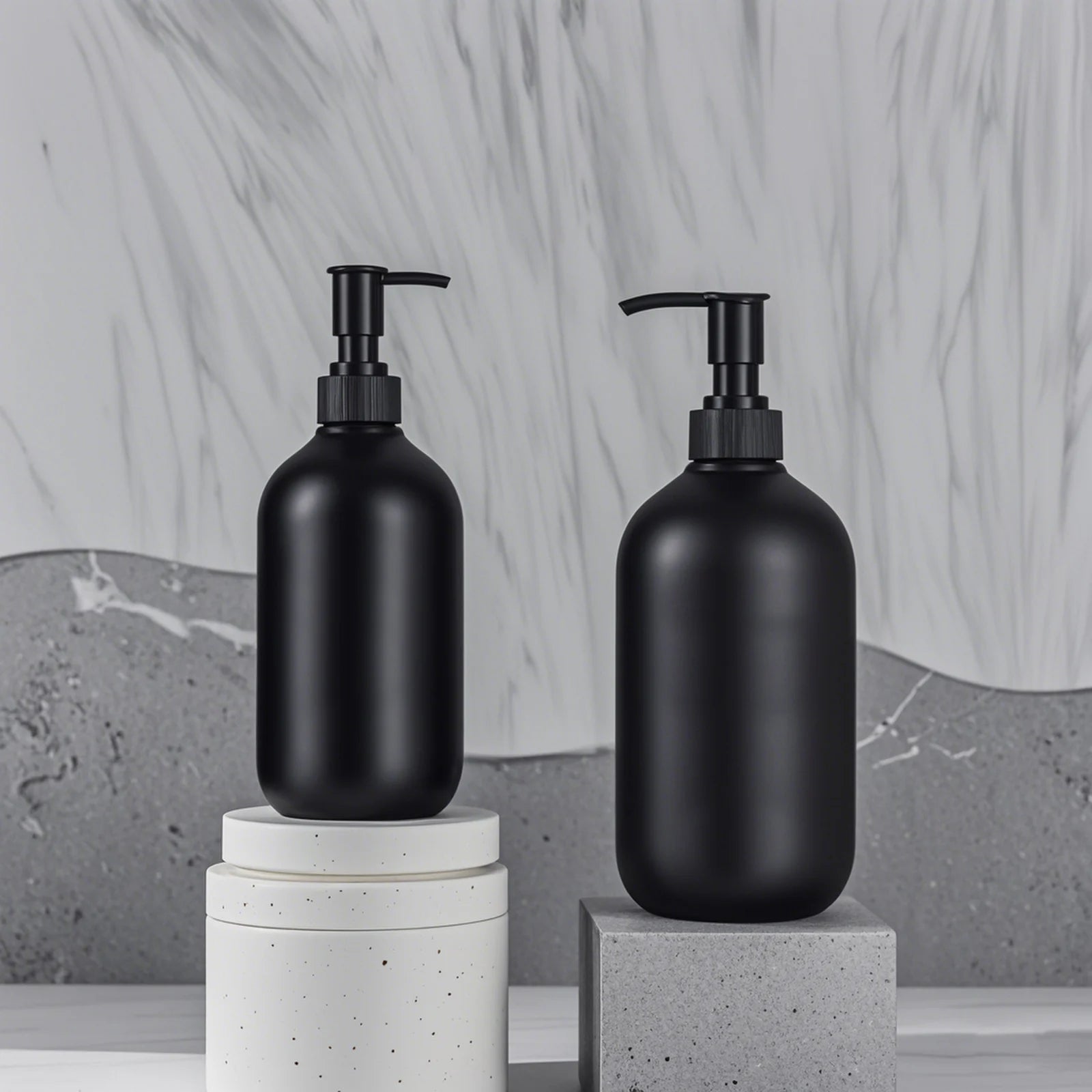 Matte Black Soap Dispenser — Refillable - View 6
