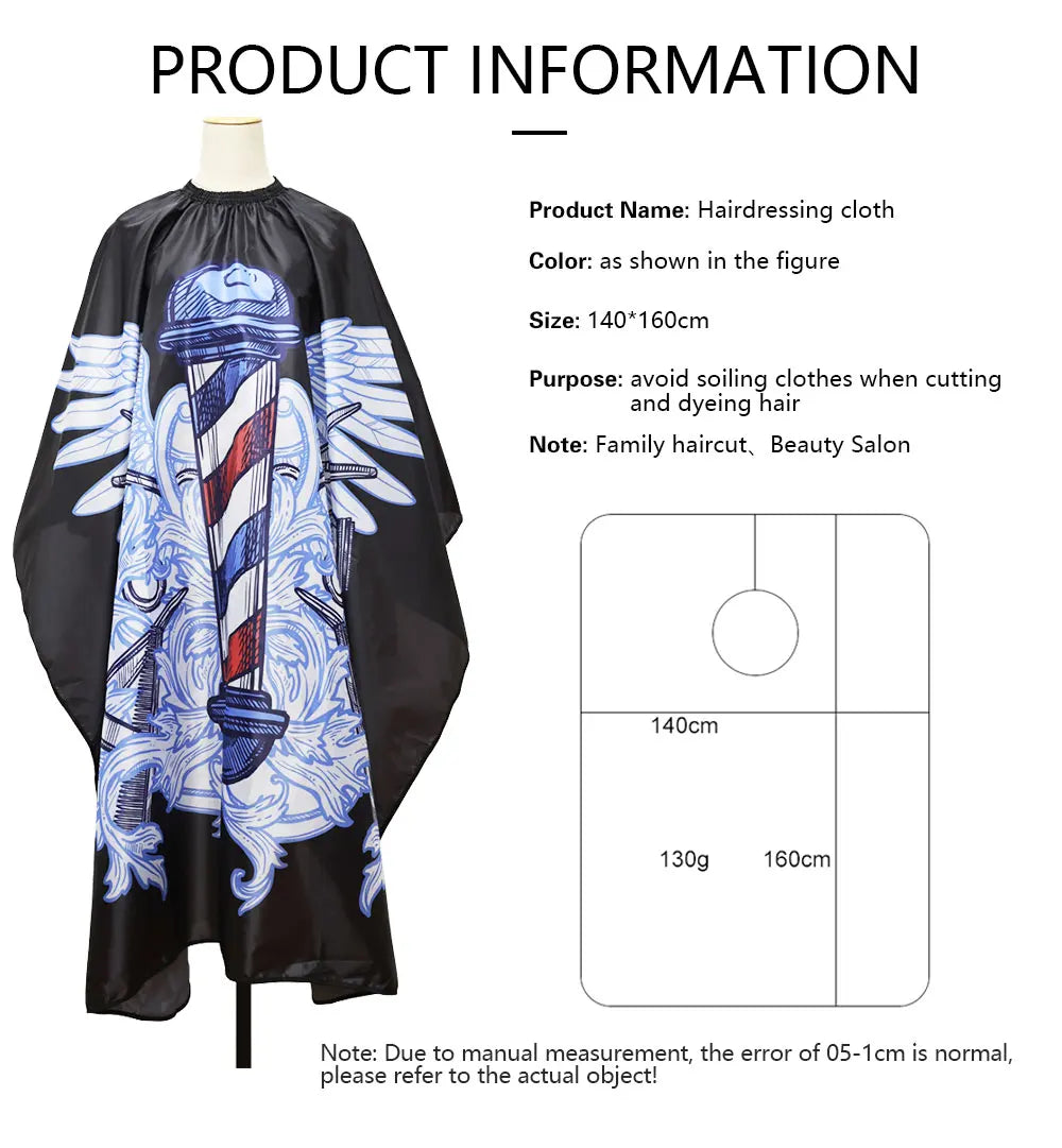 Waterproof Salon Cutting Cape — Pro Cloth - View 29