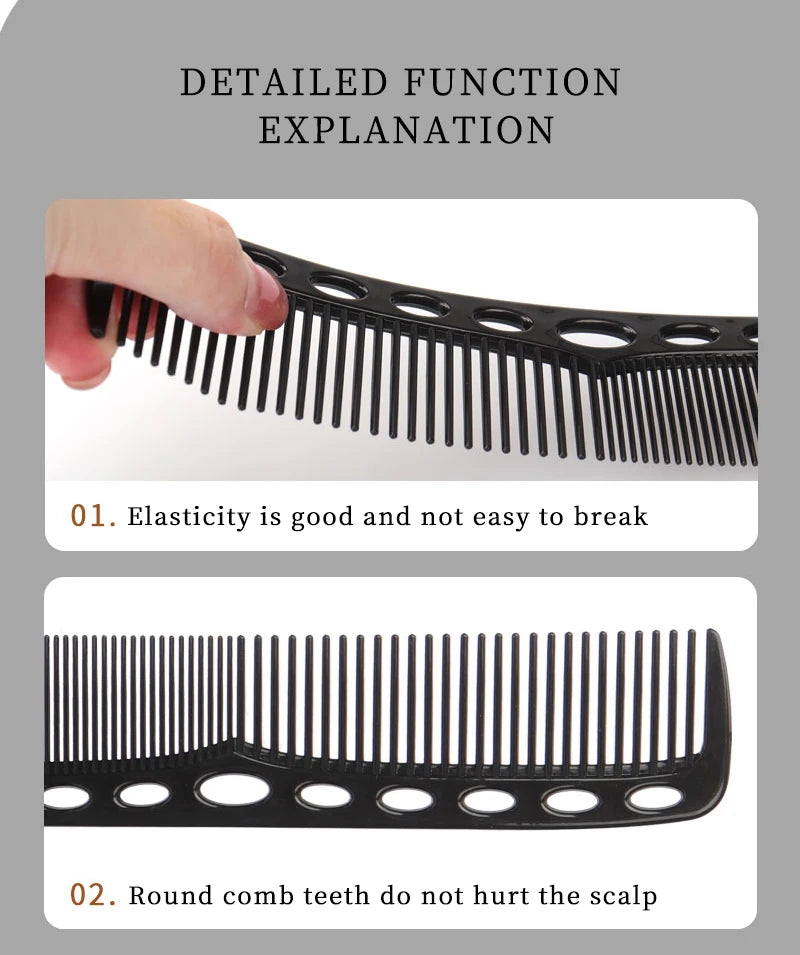 Styling Comb Set — 6 Pieces for Salon - View 12
