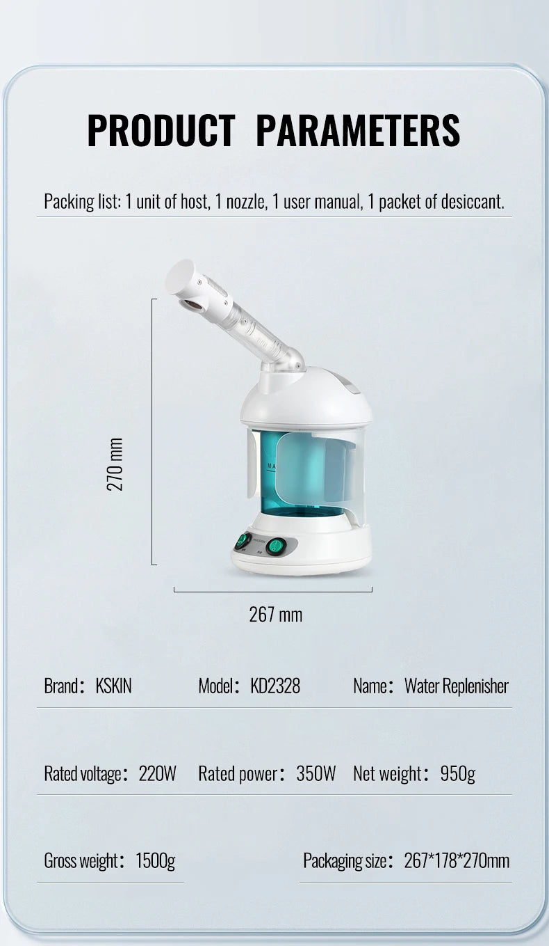 Portable Facial Steamer — Hot Mist Spa - View 17