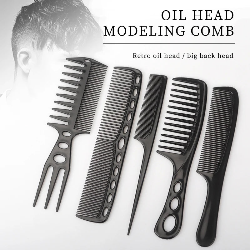 Styling Comb Set — 6 Pieces for Salon - Professional Hair Comb