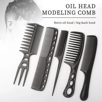 Styling Comb Set — 6 Pieces for Salon - Professional Hair Comb