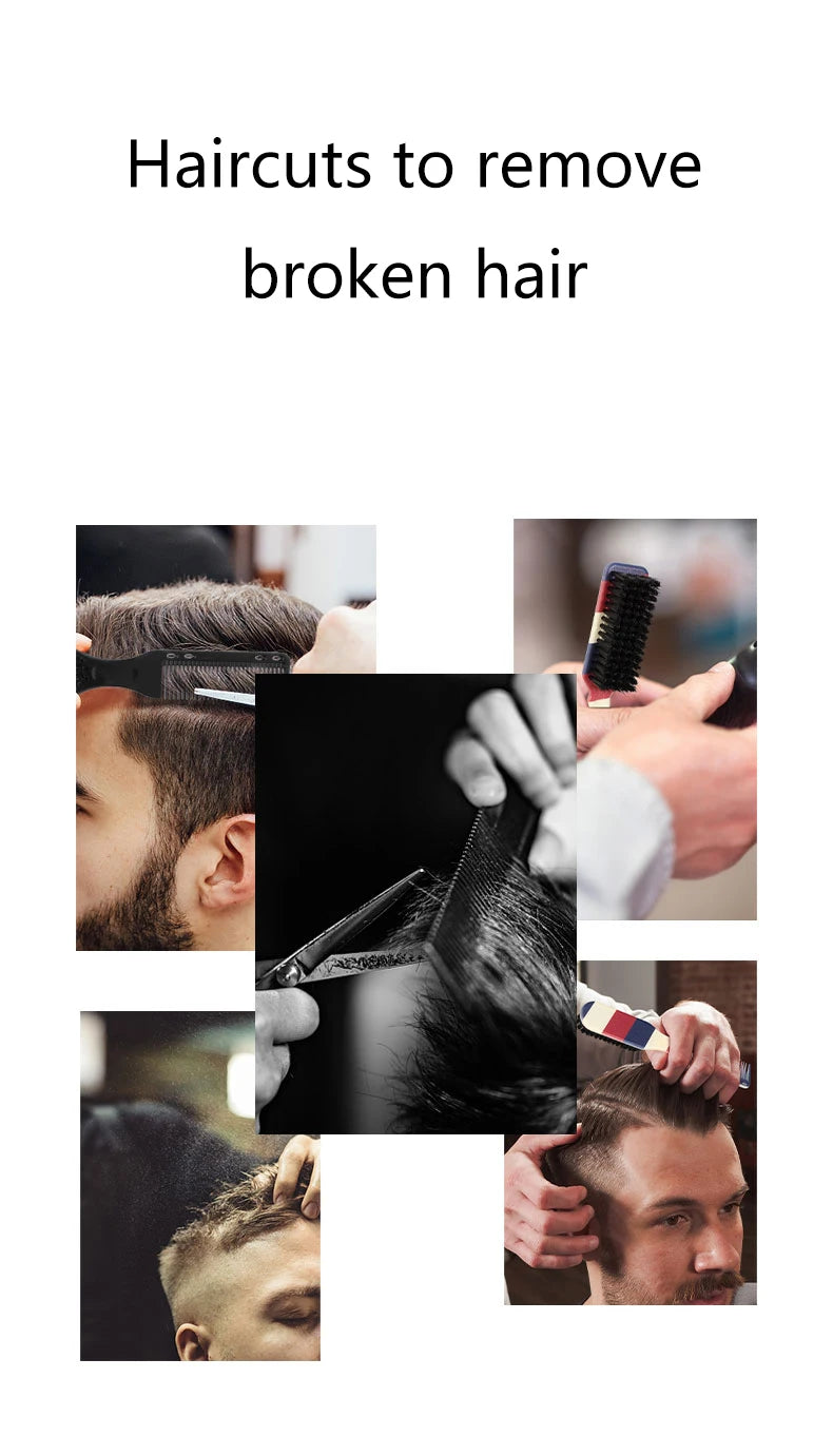 Horsehair Beard Styling Comb — Men's Grooming - View 13