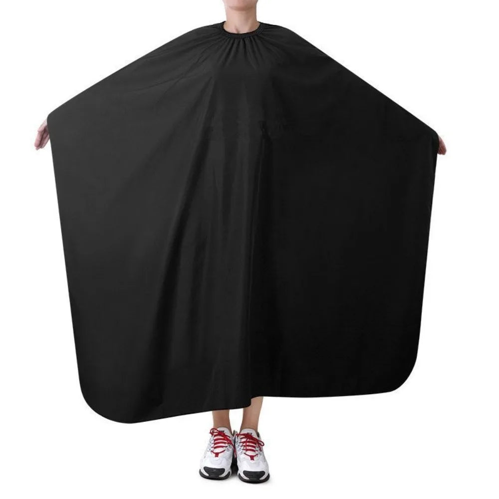 Black Hairdressing Gown — Salon Cutting - View 7