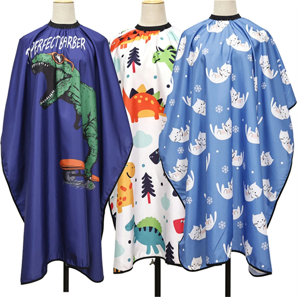 Kids Cartoon Salon Apron — Waterproof - View 13