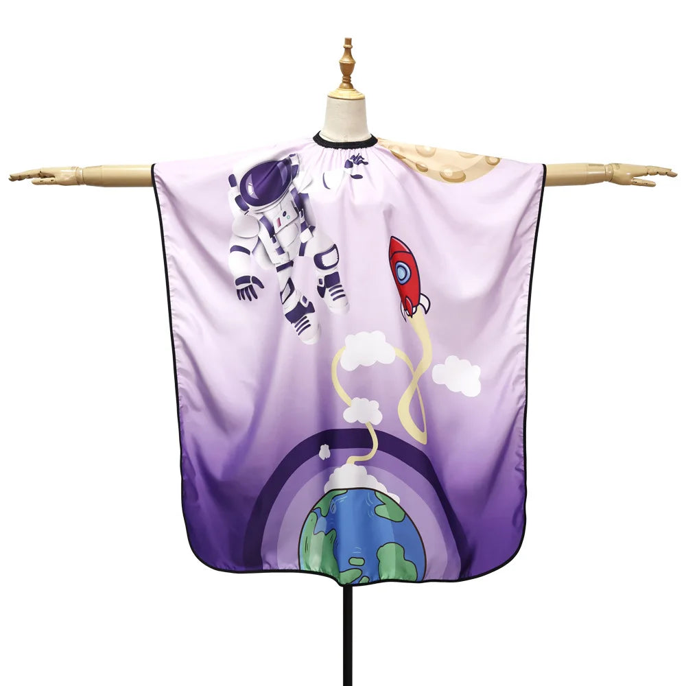 Kids Cartoon Salon Apron — Waterproof - View 17