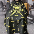 Salon Barber Cape with Neck Duster Brush - View 4