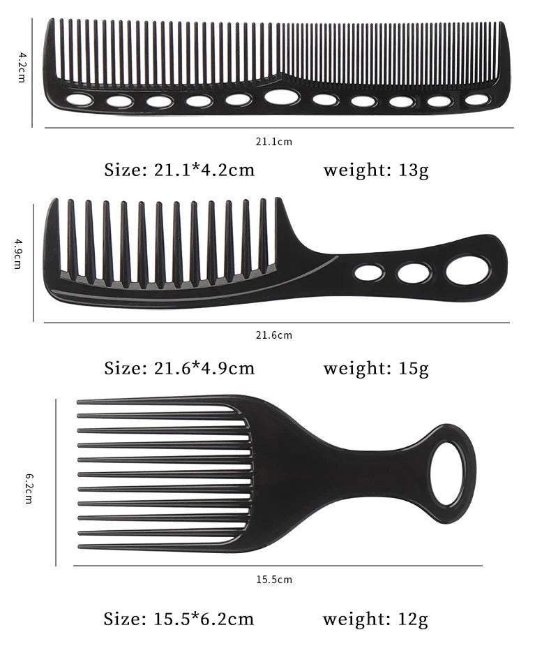 Styling Comb Set — 6 Pieces for Salon - View 11