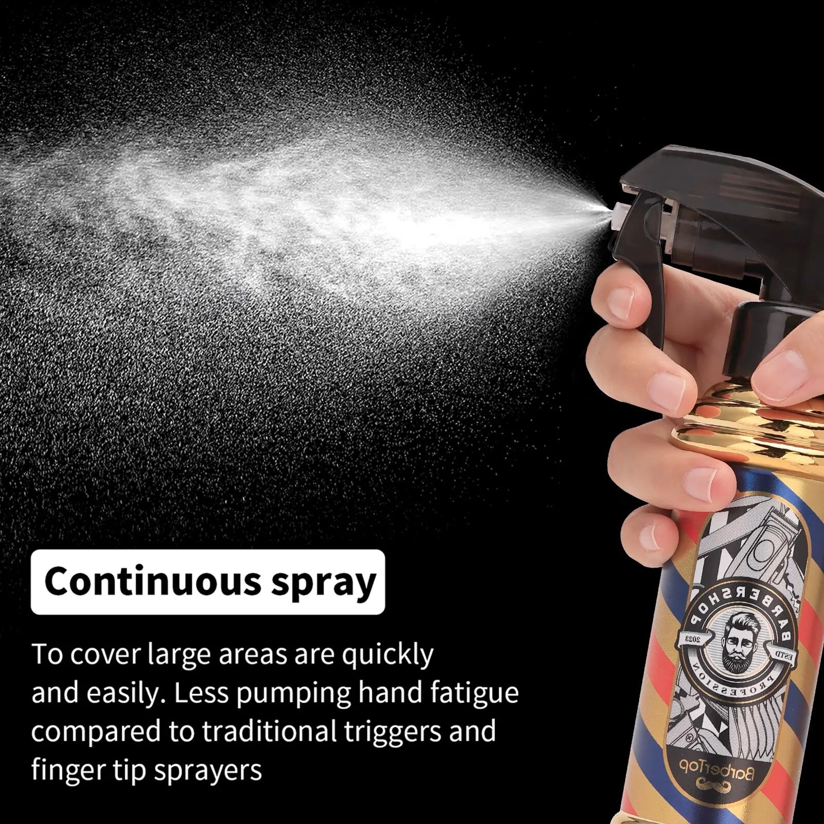Retro Salon Spray Bottle — Refillable - View 10