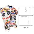 Kid's Cartoon Car Hairdresser Cape - View 19