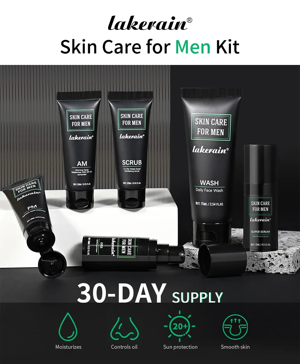 Men's Skincare Kit — Face Wash & Moisturizer - View 7