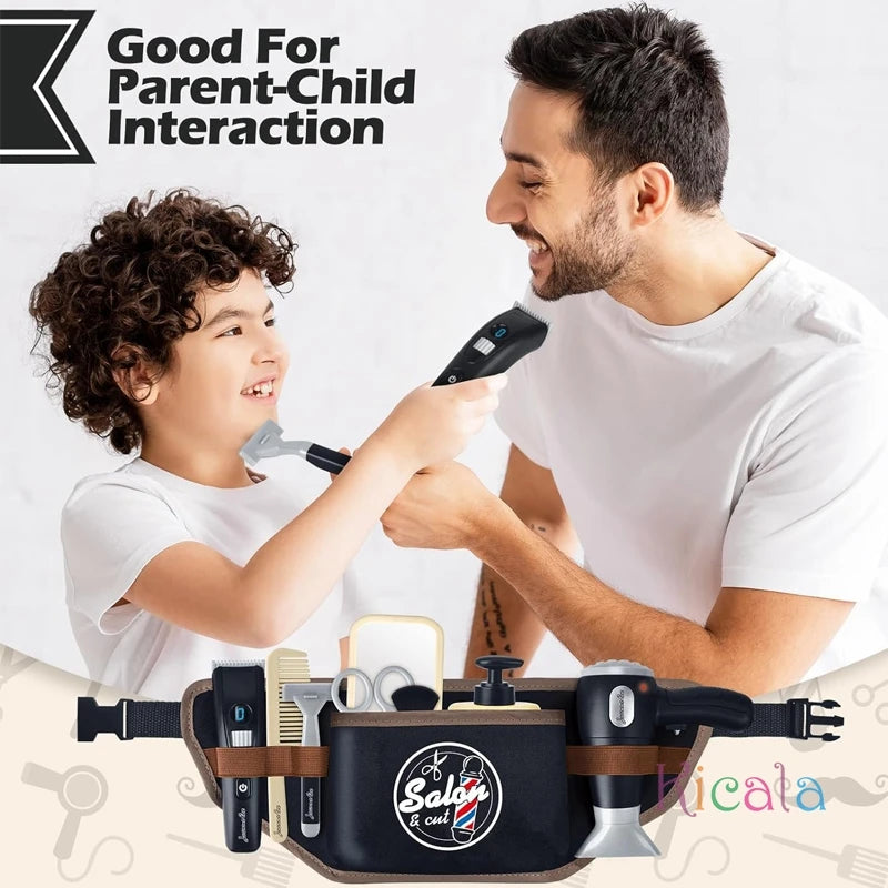 Kids Pretend Play Barber Toy Set - View 3