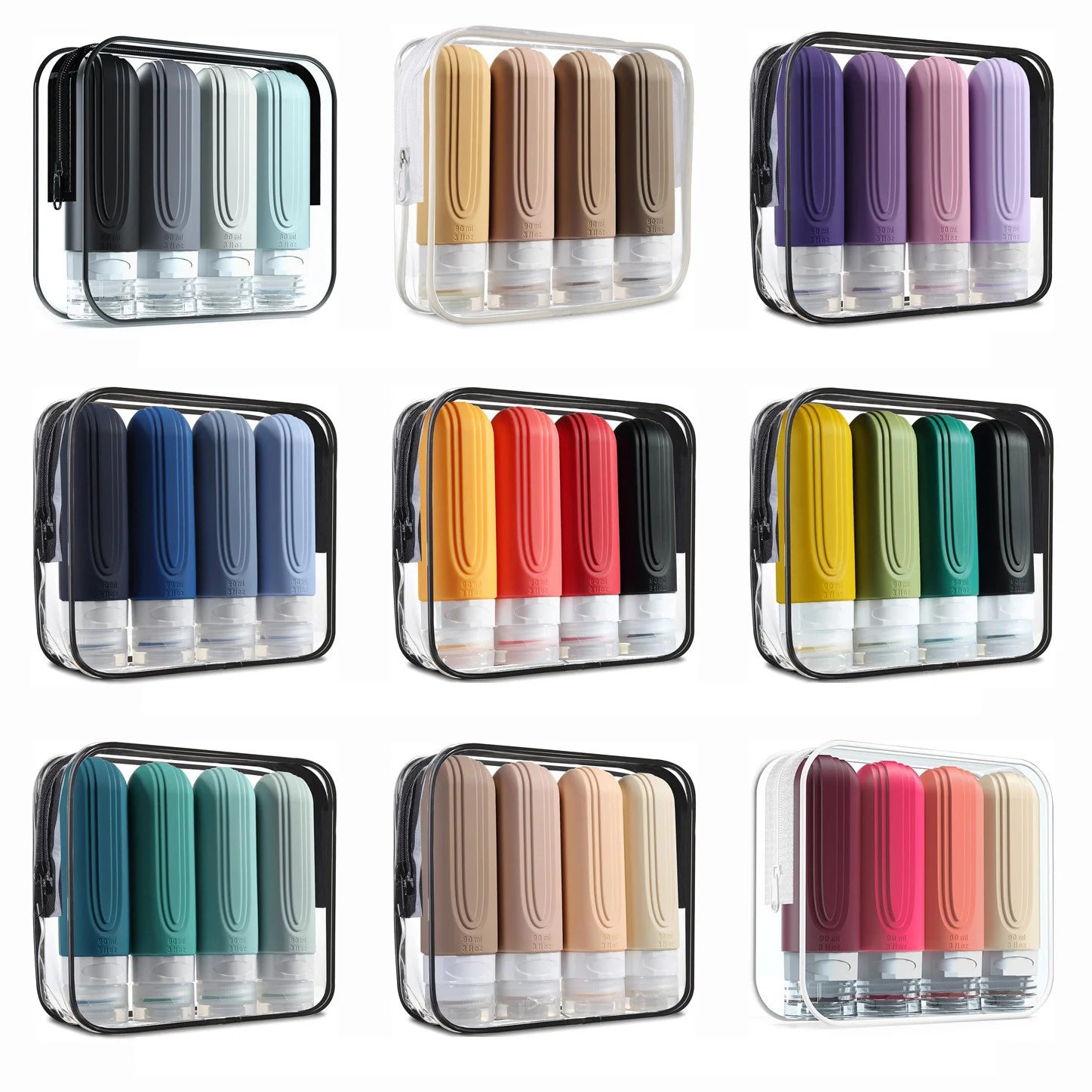 Silicone Travel Bottles — Leak-Proof Set - View 4