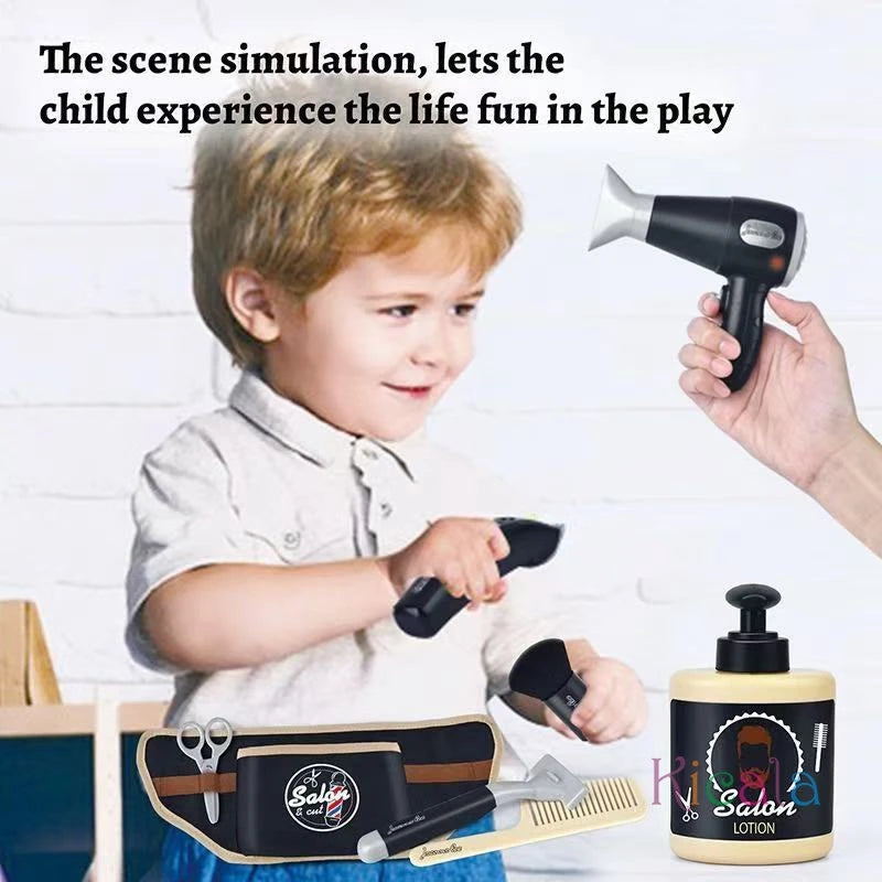 Kids Pretend Play Barber Toy Set - View 2