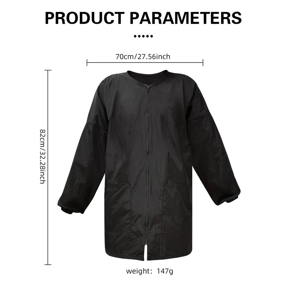 Waterproof Haircutting Cape with Snap - Professional Salon Cape