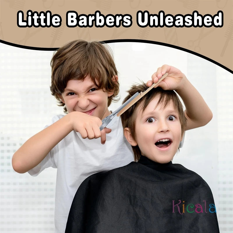 Kids Pretend Play Barber Toy Set - View 8