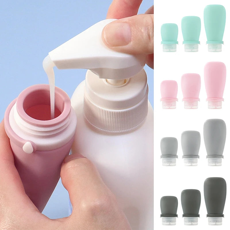 Silicone Travel Bottle — Cosmetic Storage - Professional Refillable Container