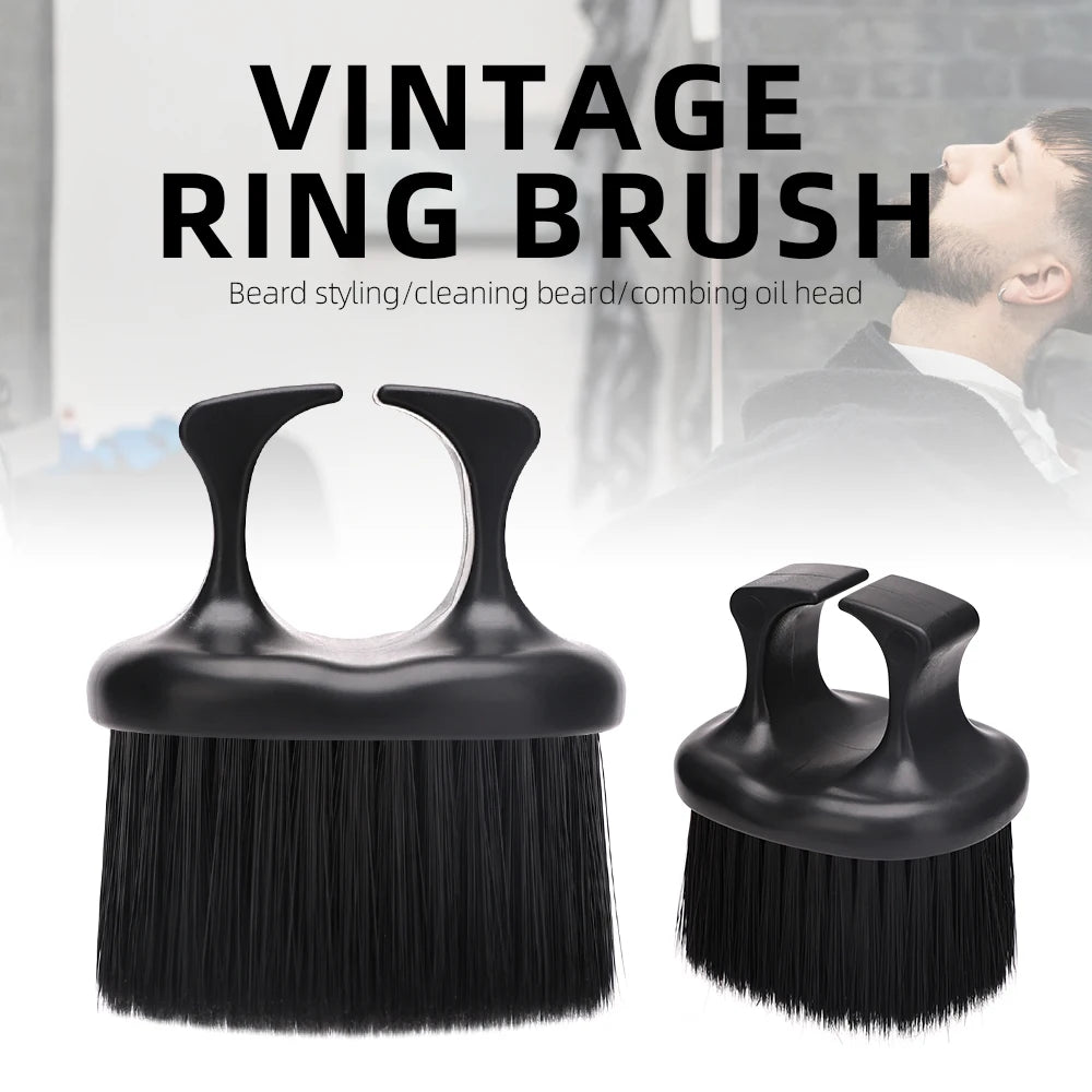 Barber Finger Brush — Neck & Fade Cleanup - Professional Hair Brush