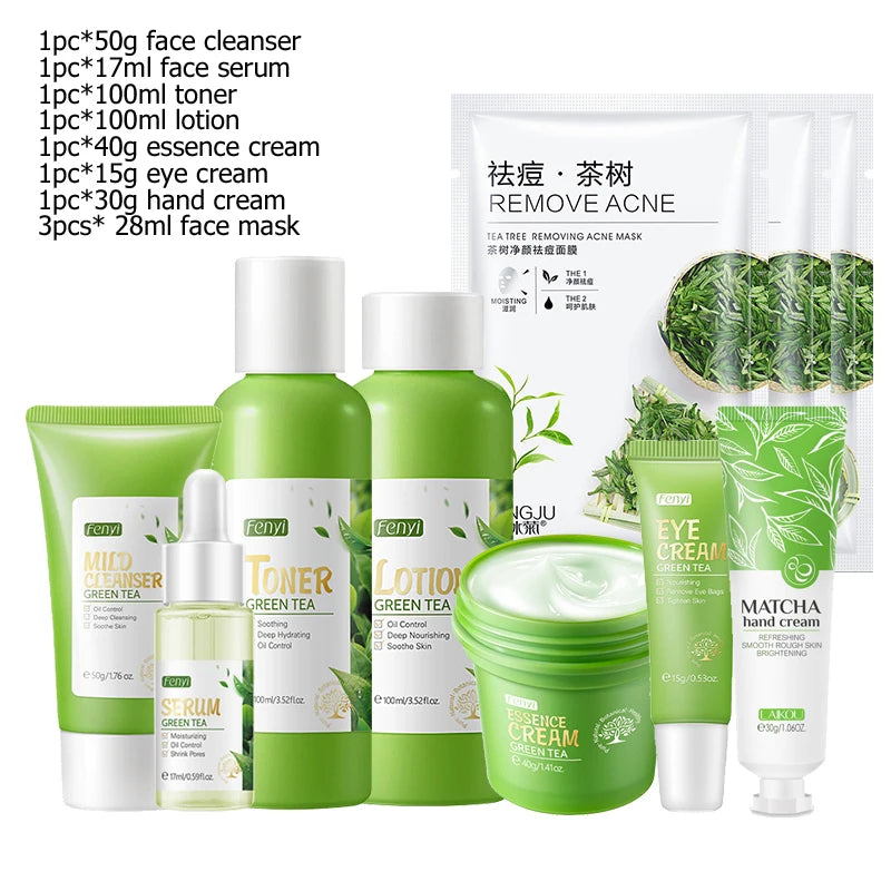 Sakura & Green Tea Skincare Set — Nourish - View 21