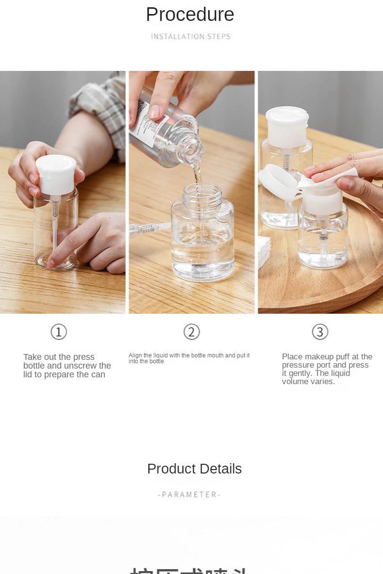 Push-Type Refillable Dispenser Bottles - View 11