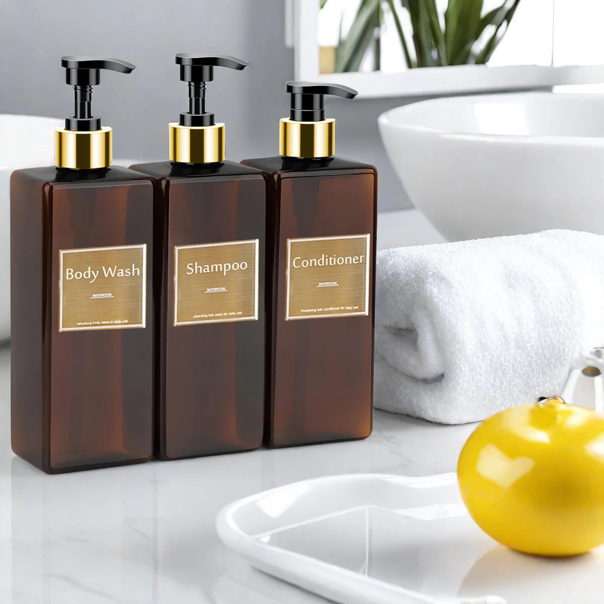 Shower Dispenser Set — Shampoo & Soap - View 3